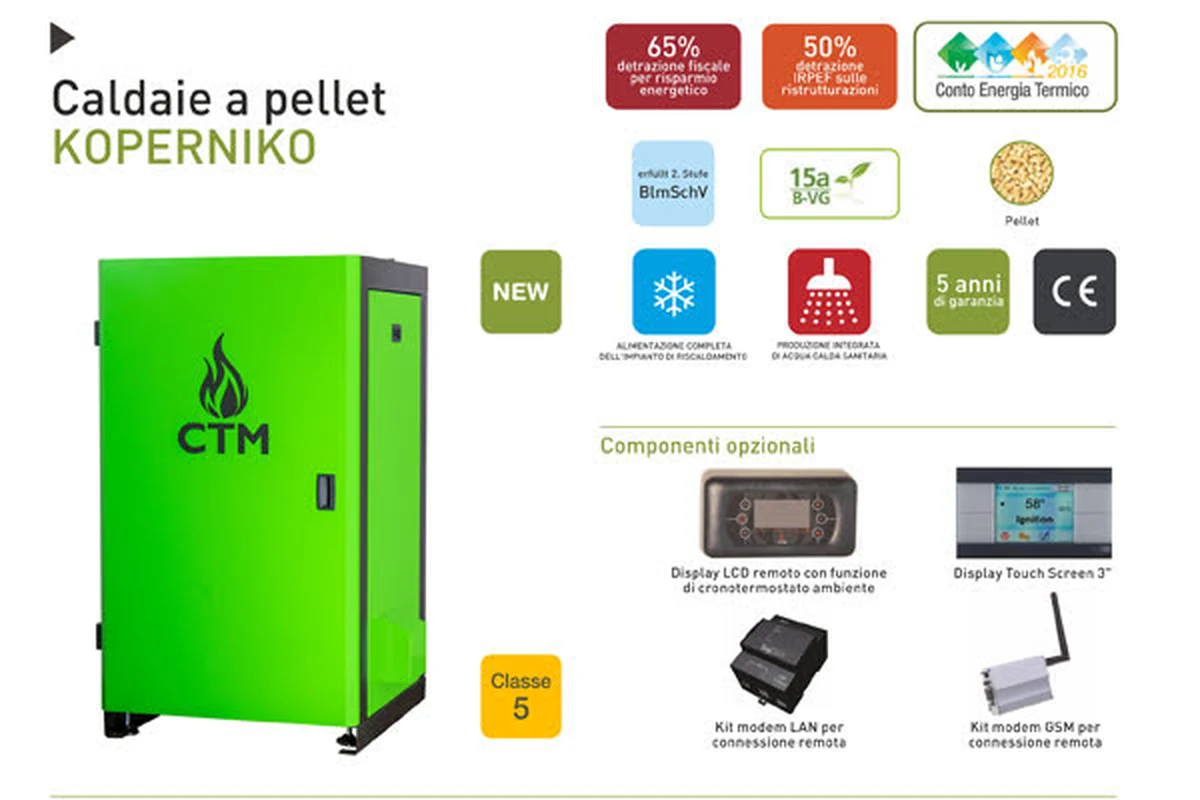Caldaie a Pellet 'Koperniko'